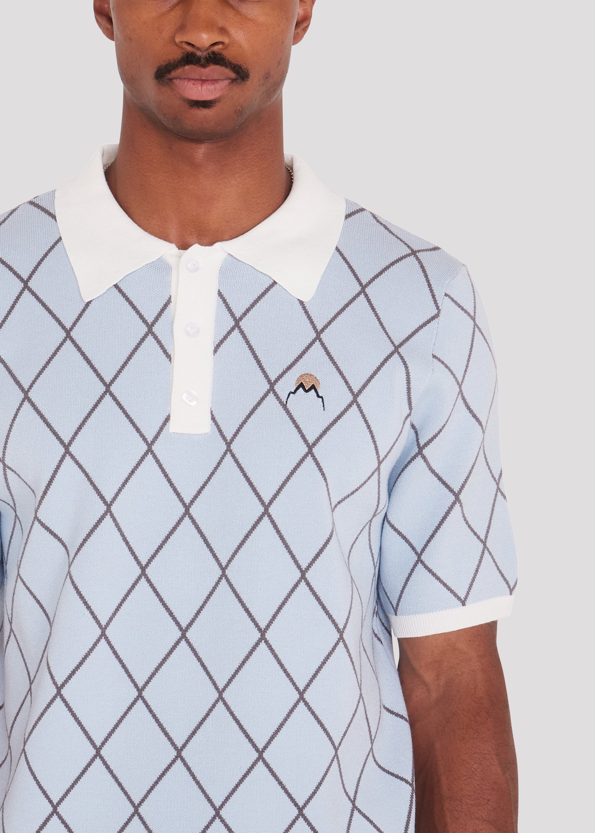 Baguiao Knit Polo (Light Blue)