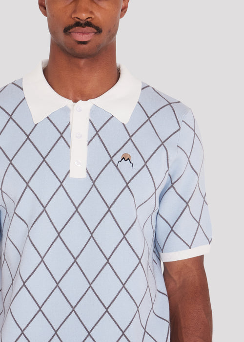 Baguiao Knit Polo (Light Blue)