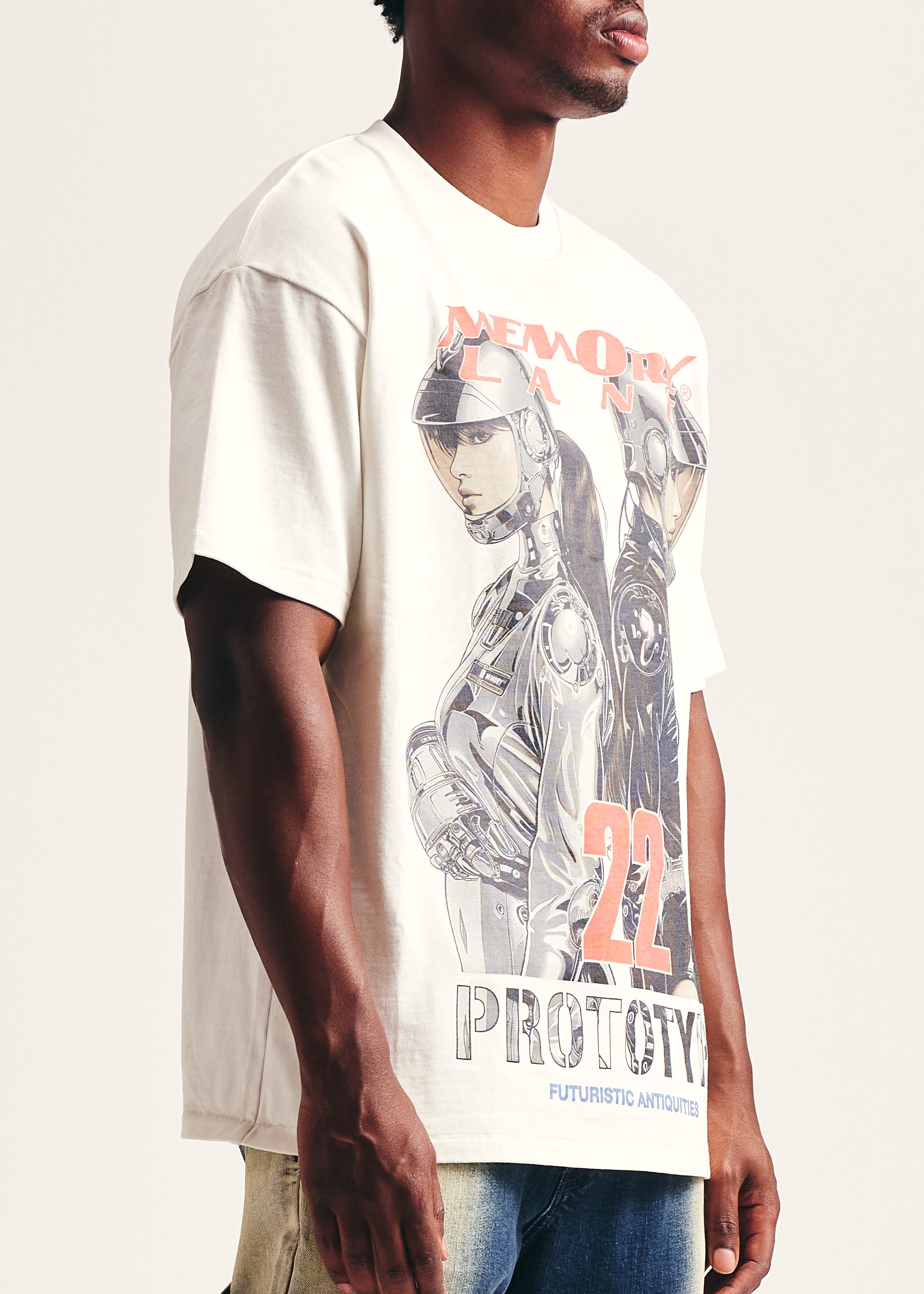 Proto Twins Tee (Off White)