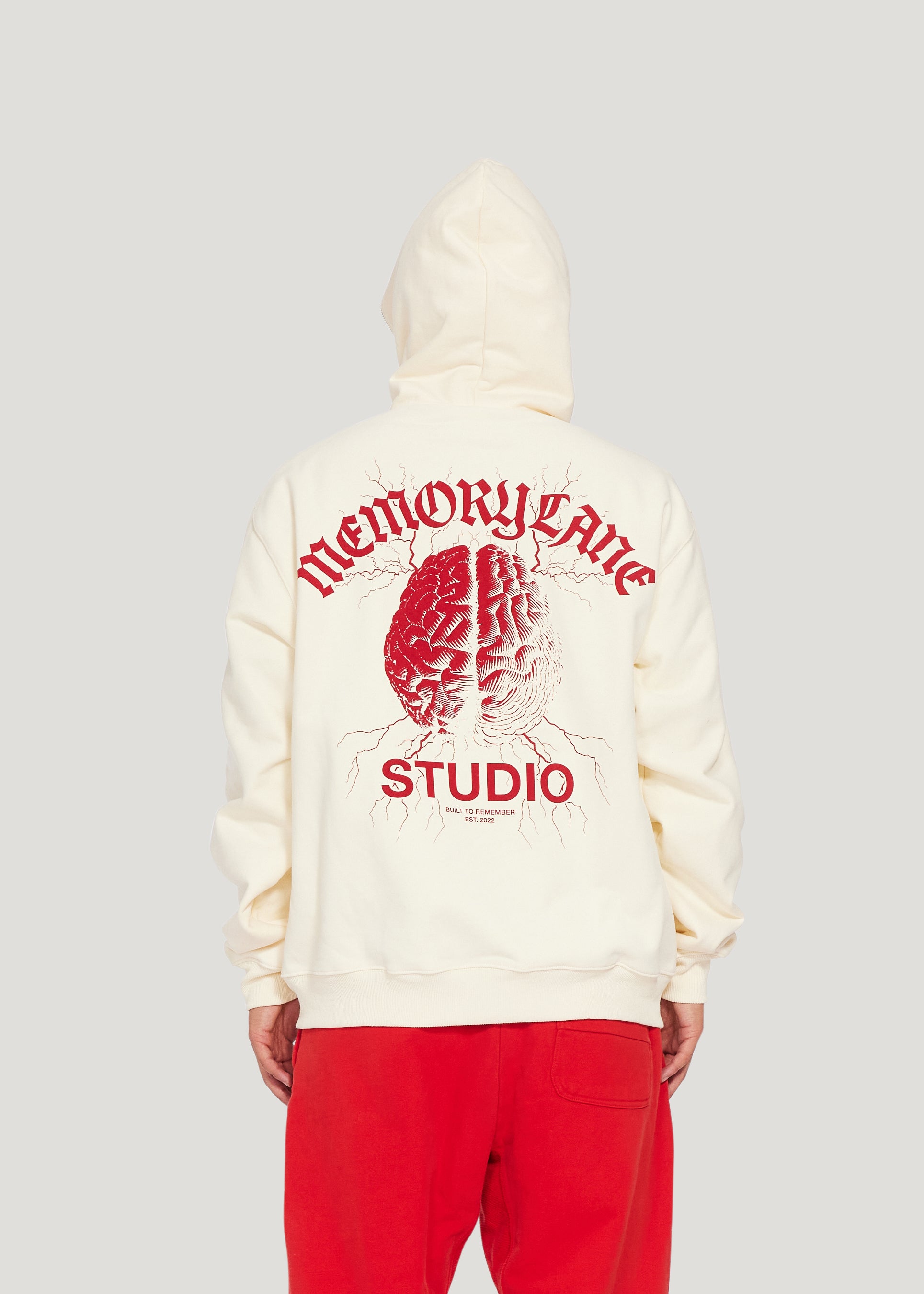 Studio Zip Hoodie (Off White)