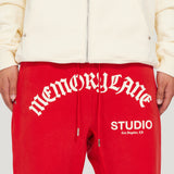 Studio Sweatpant (Deep Red)