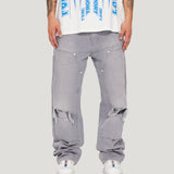 Work Wear Double Knee Pants (Gray)