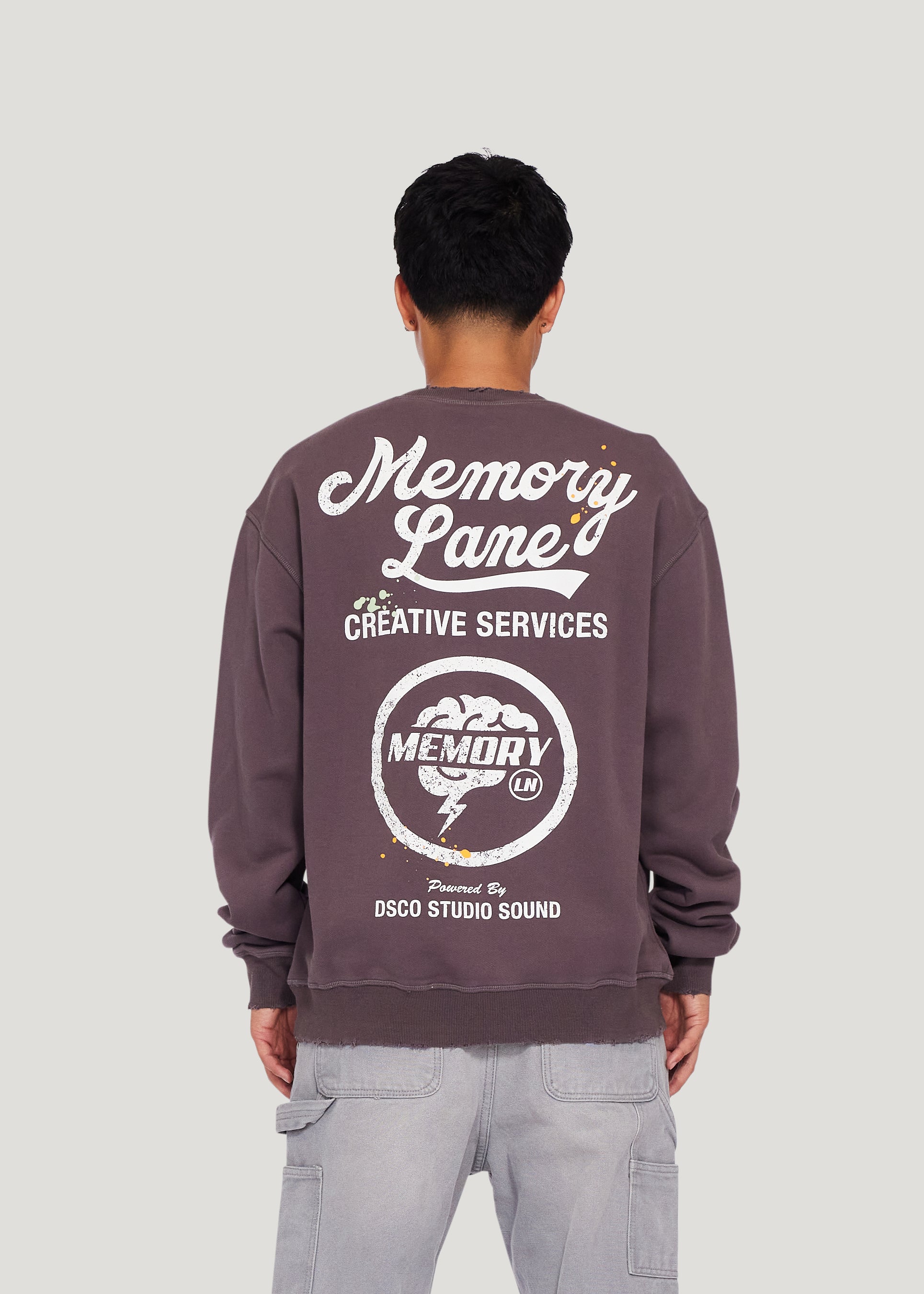 Service Script Crewneck (Charcoal)