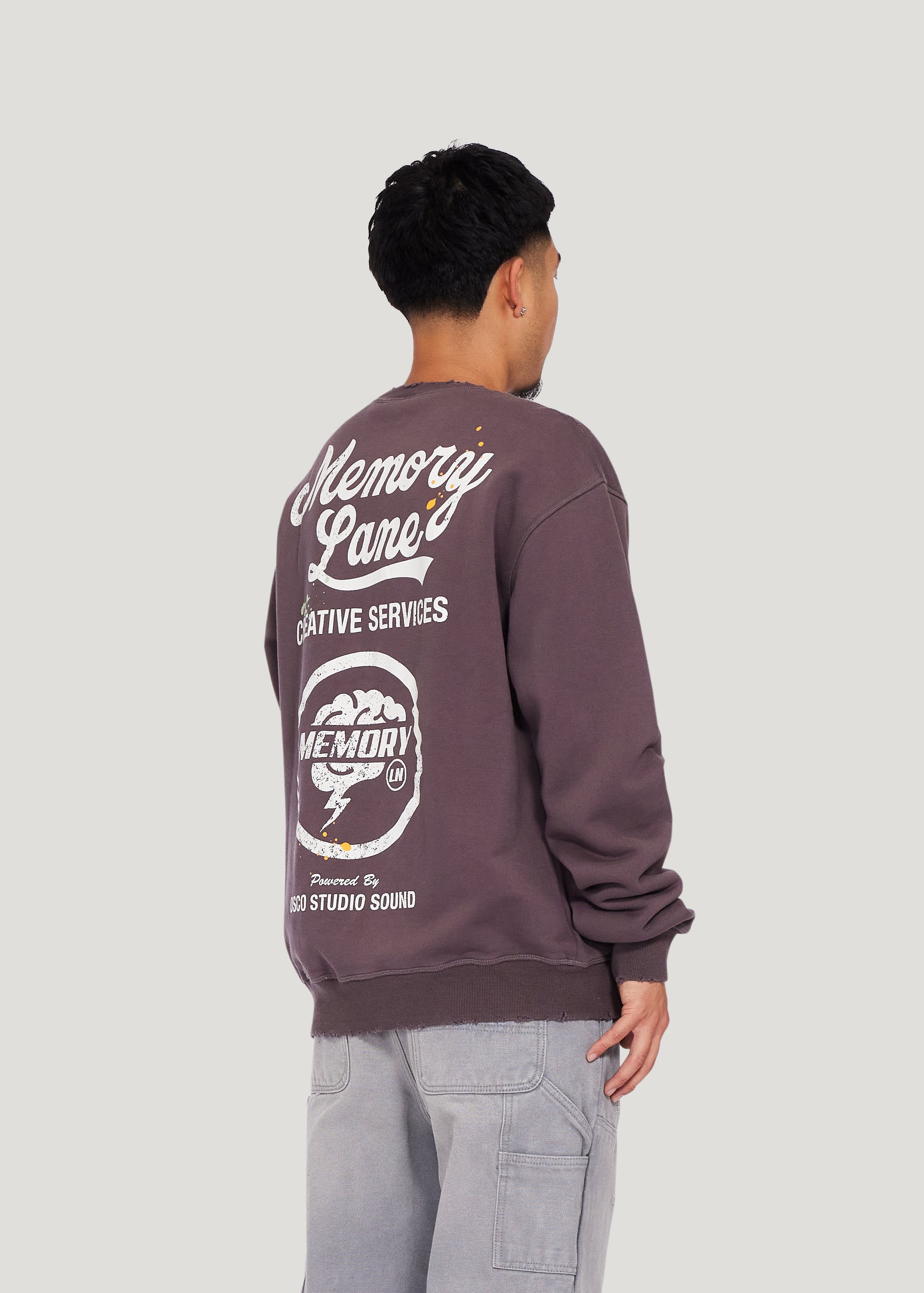 Service Script Crewneck (Charcoal)