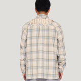 Flannel Shirt Jacket (Khaki)