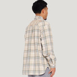 Flannel Shirt Jacket (Khaki)