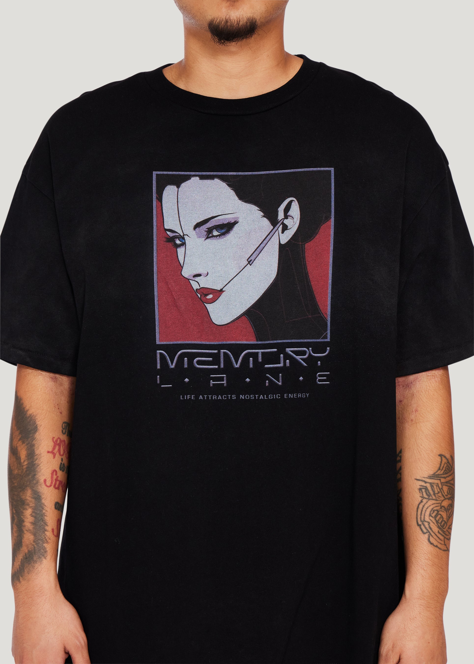 L.A.N.E. Tee (Vintage Black)