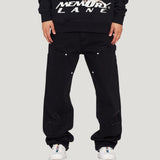 Work Wear Double Knee Pant (Black)