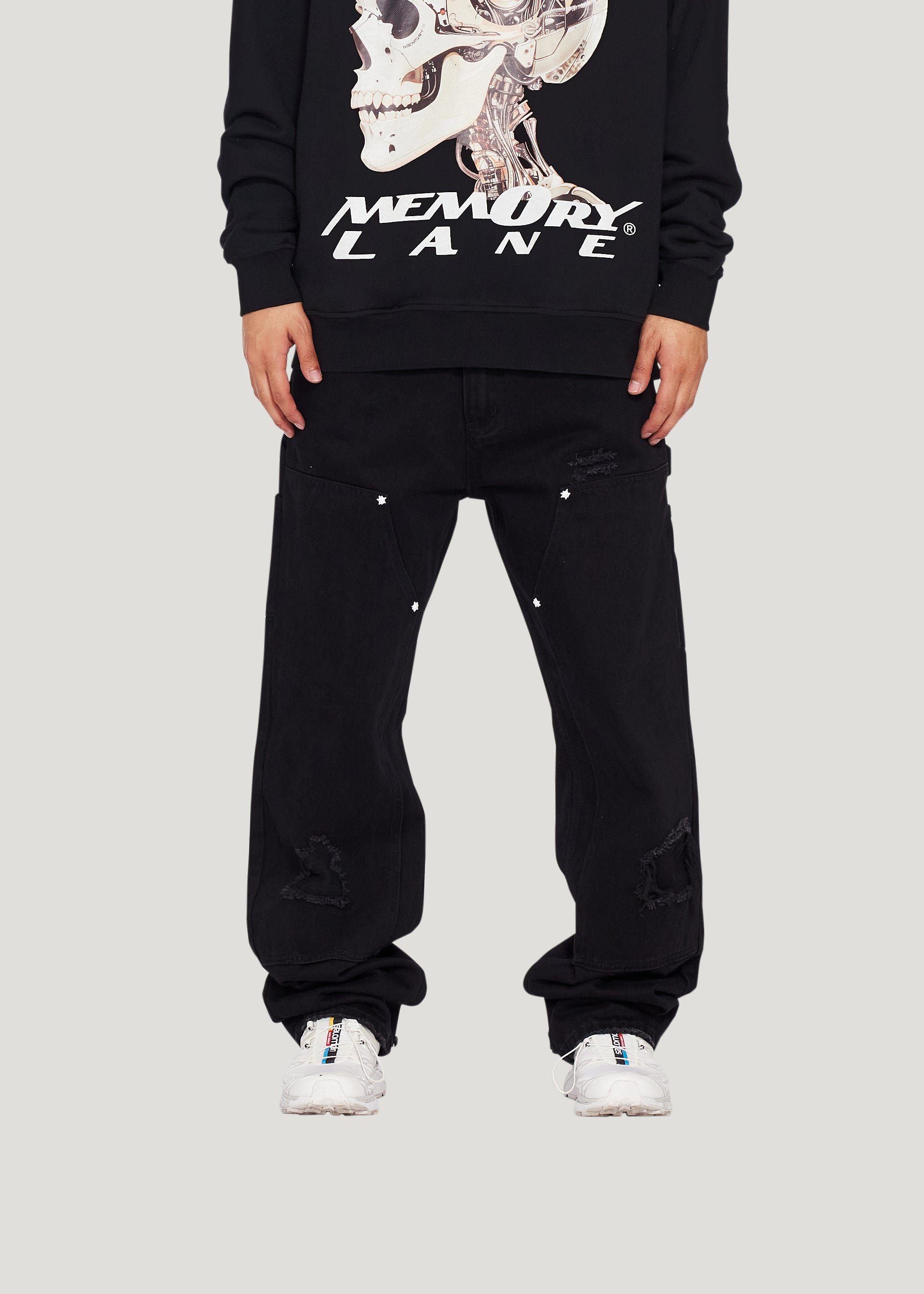 Work Wear Double Knee Pant (Black)