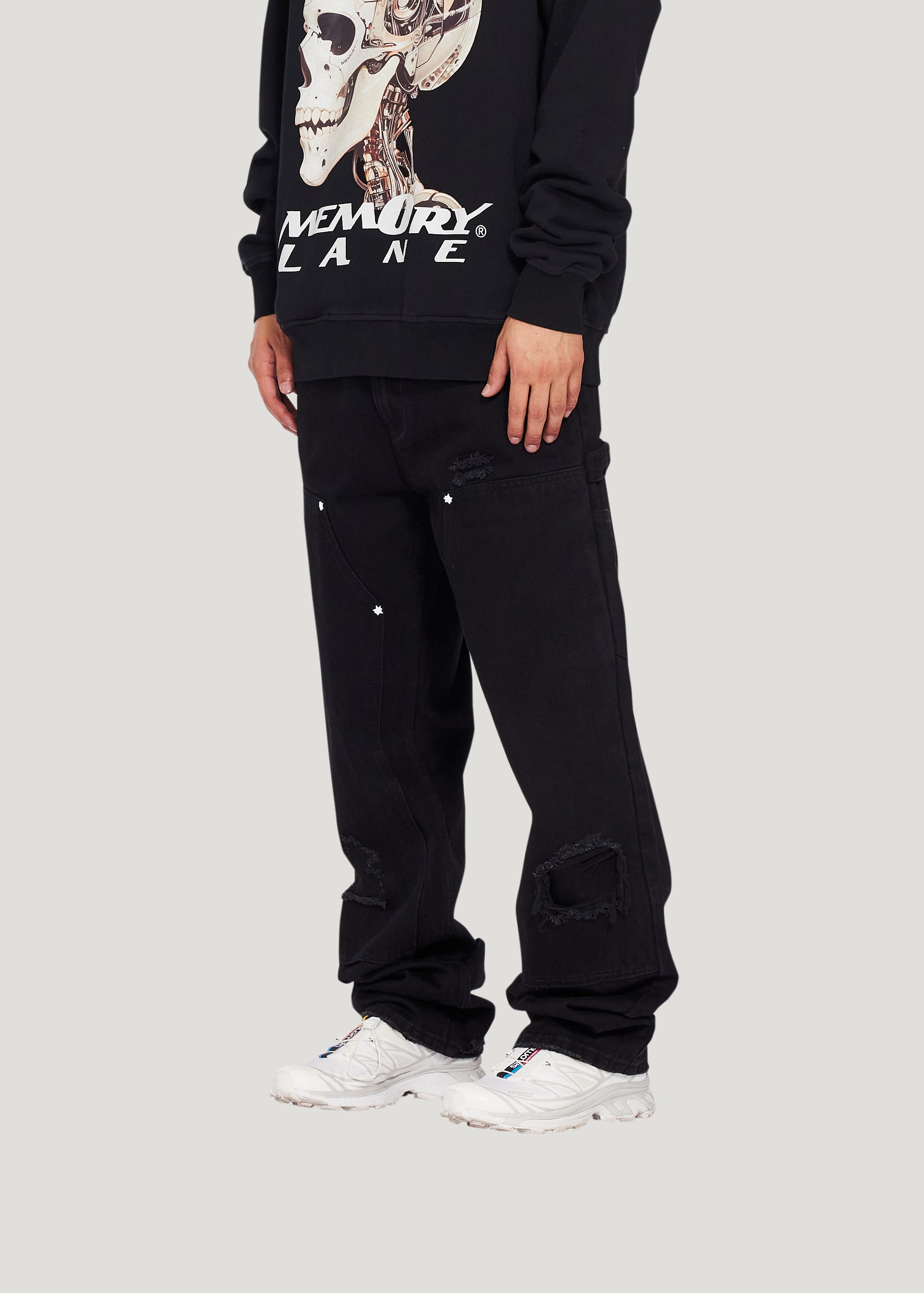 Work Wear Double Knee Pant (Black)