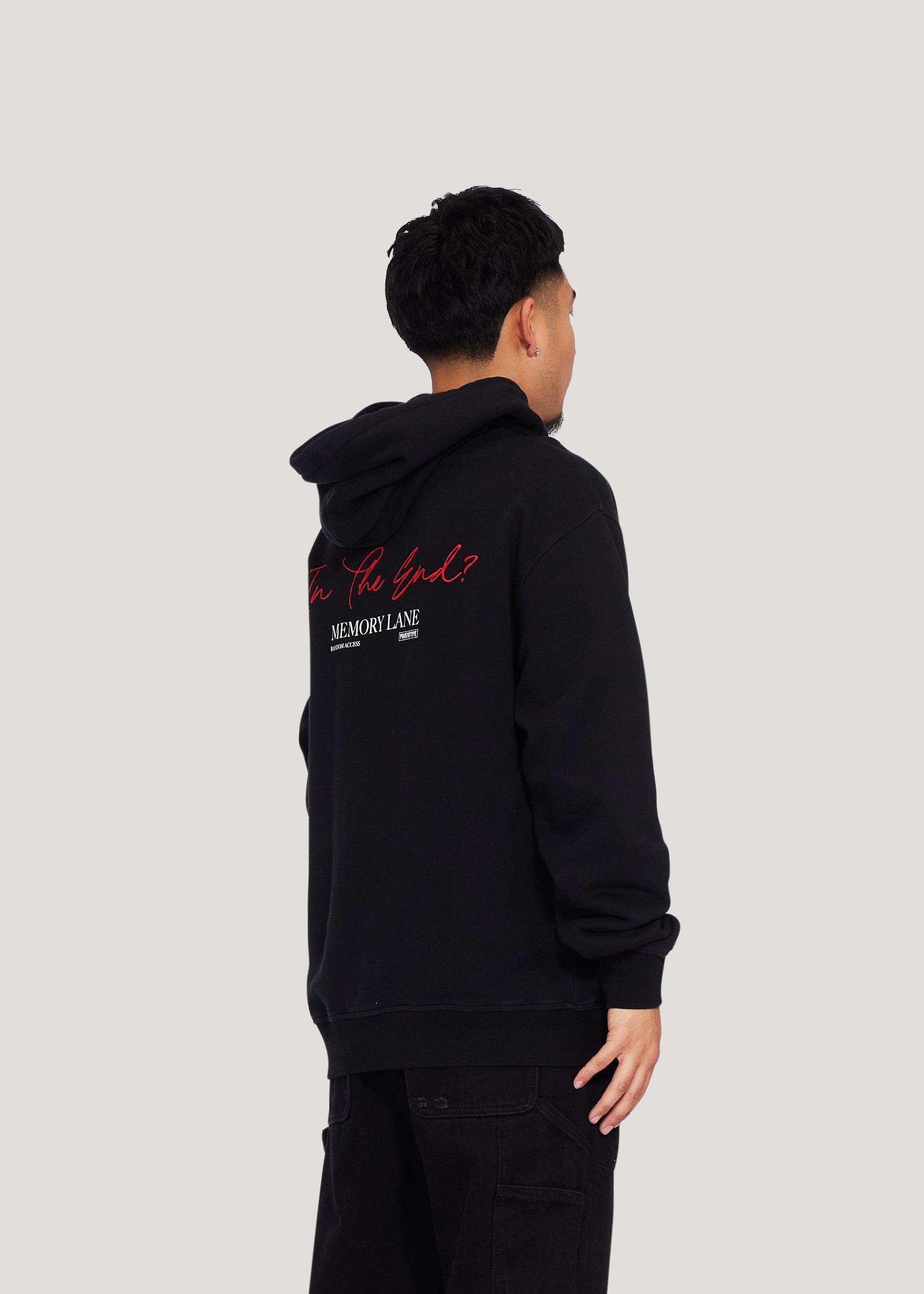 T3 Skull Hoodie (Vintage Black)