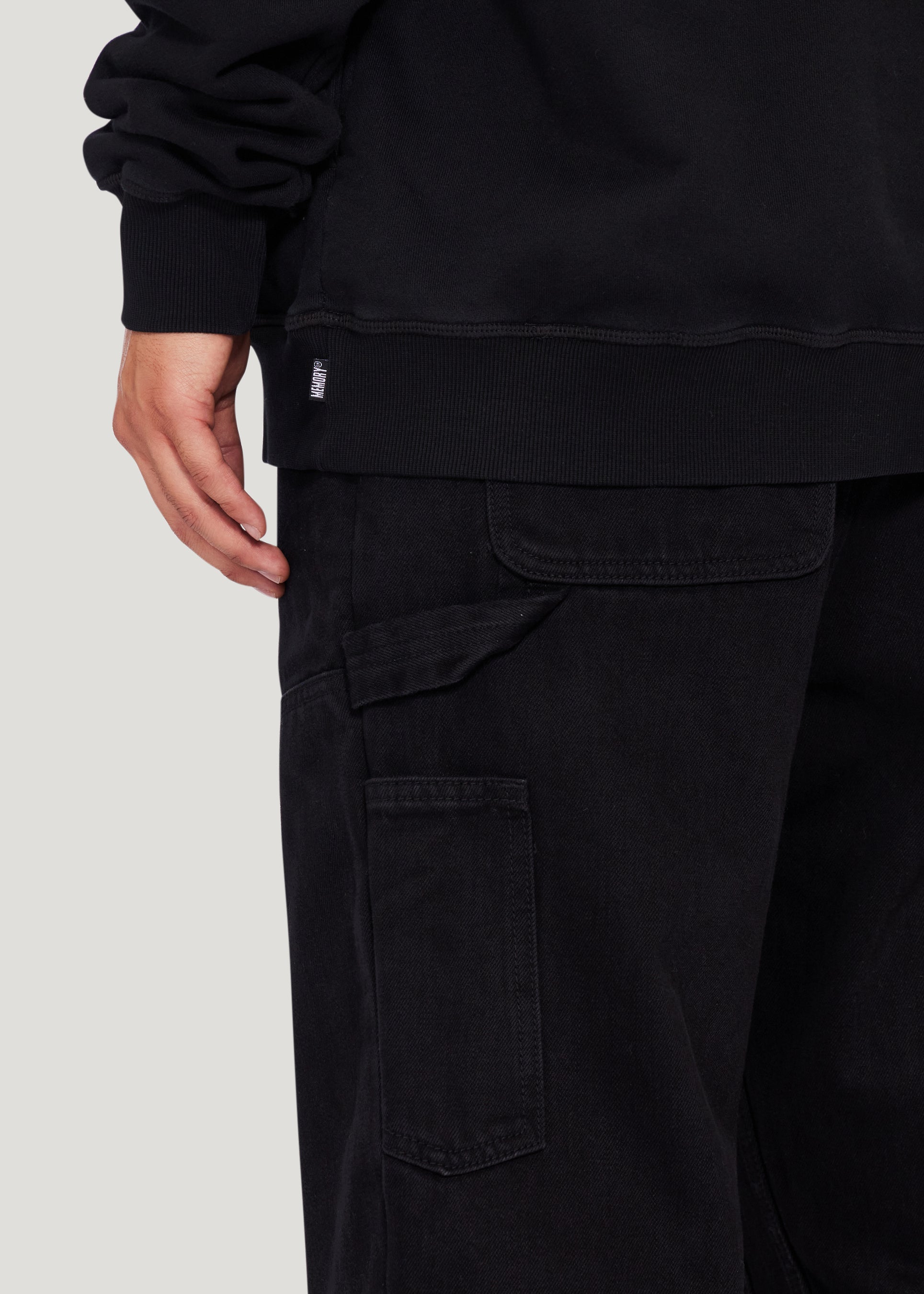 Work Wear Double Knee Pant (Black)