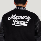 Varsity Letterman Jacket (Black)