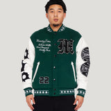 Varsity Letterman Jacket (Green)