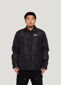 Nylon Oxford Chore Jacket (Black)