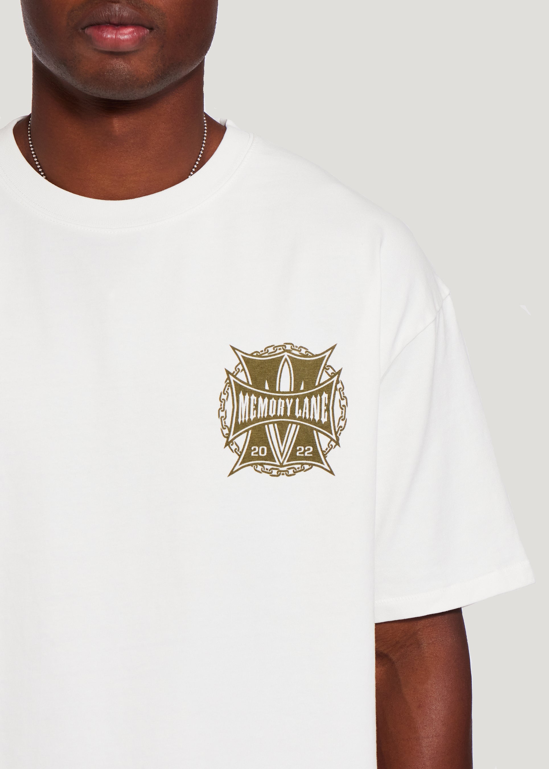 M Patch Tee (Off White)
