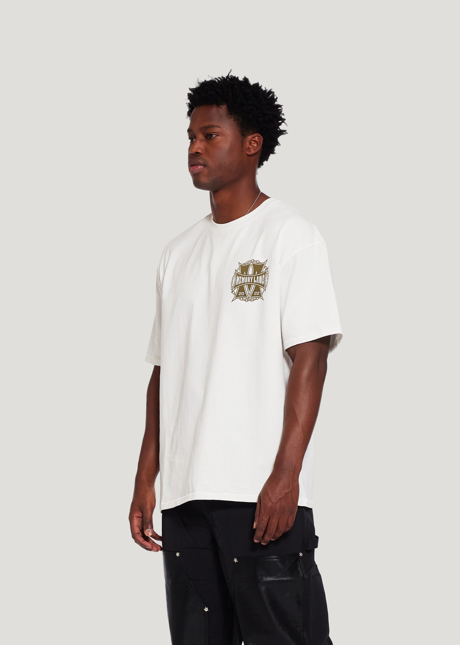 M Patch Tee (Off White)