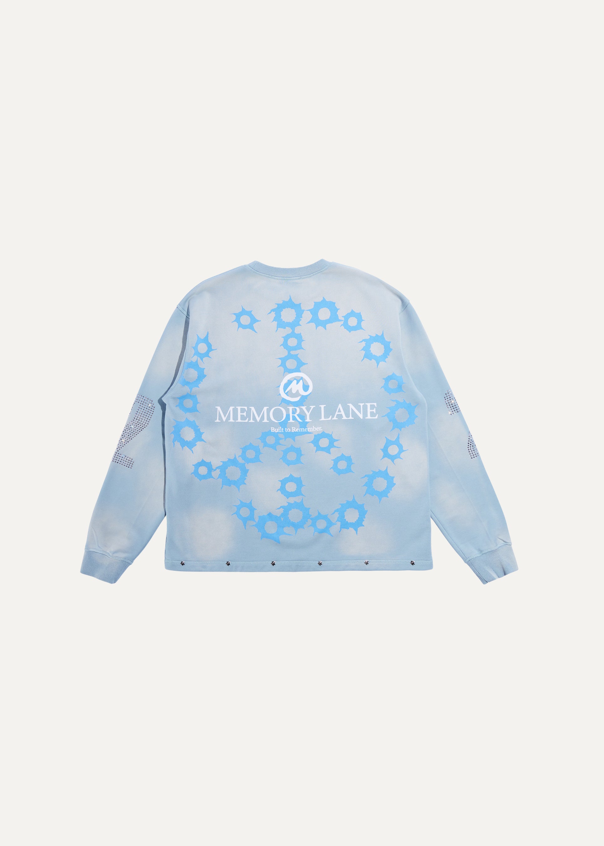 Bond St Crewneck (Faded Blue)