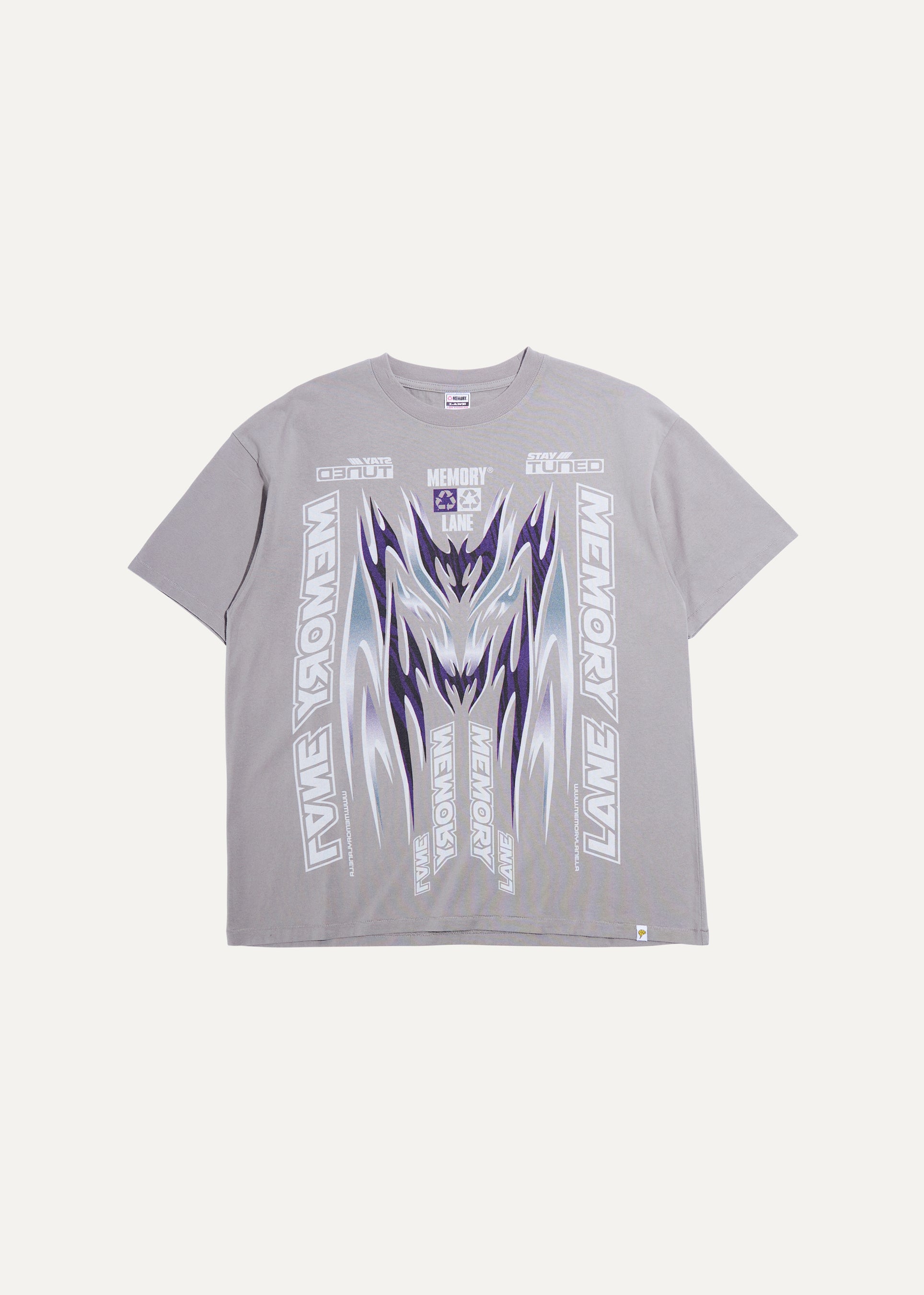 Decal Banner Tee (Light Gray)