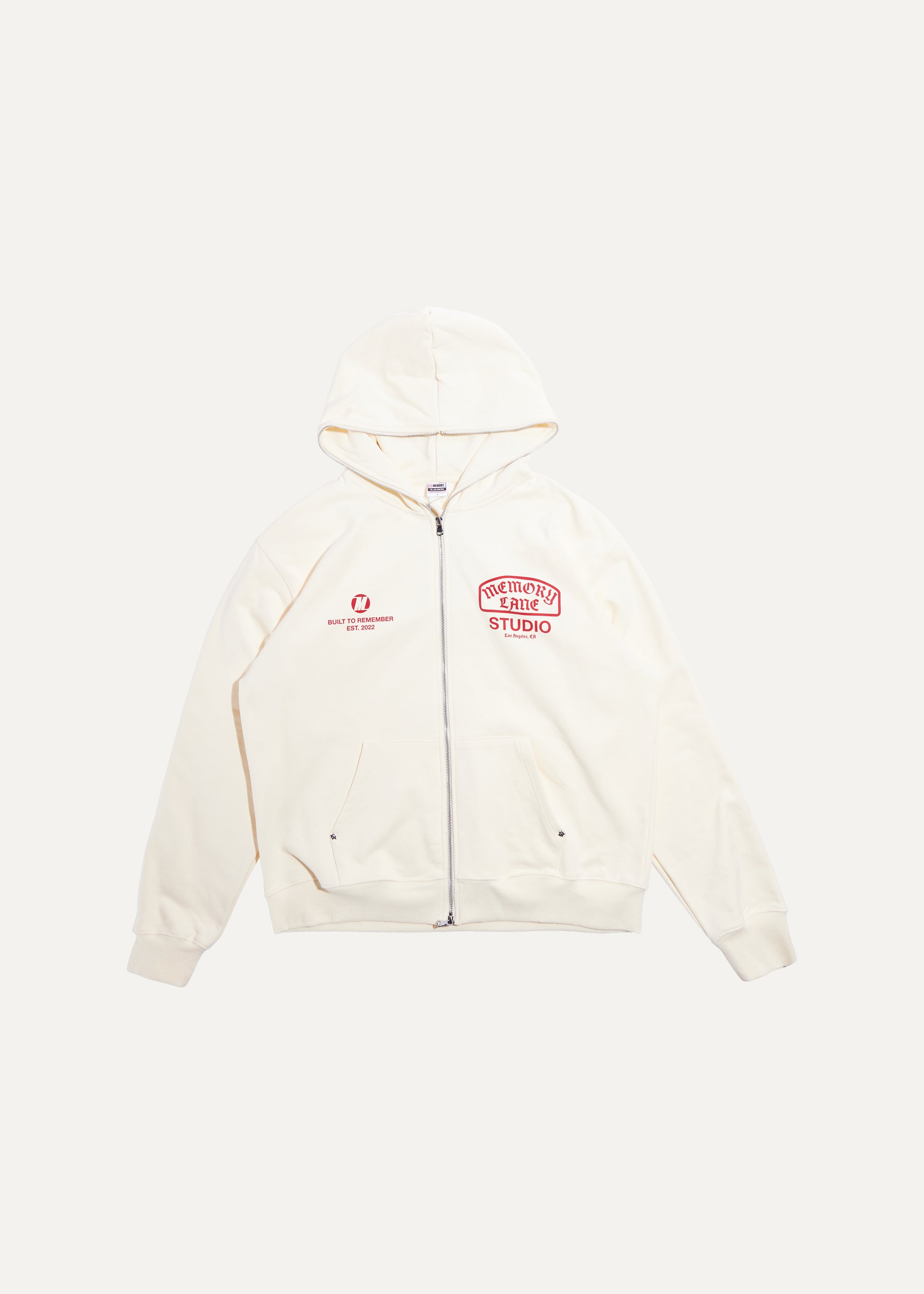 Studio Zip Hoodie (Off White)