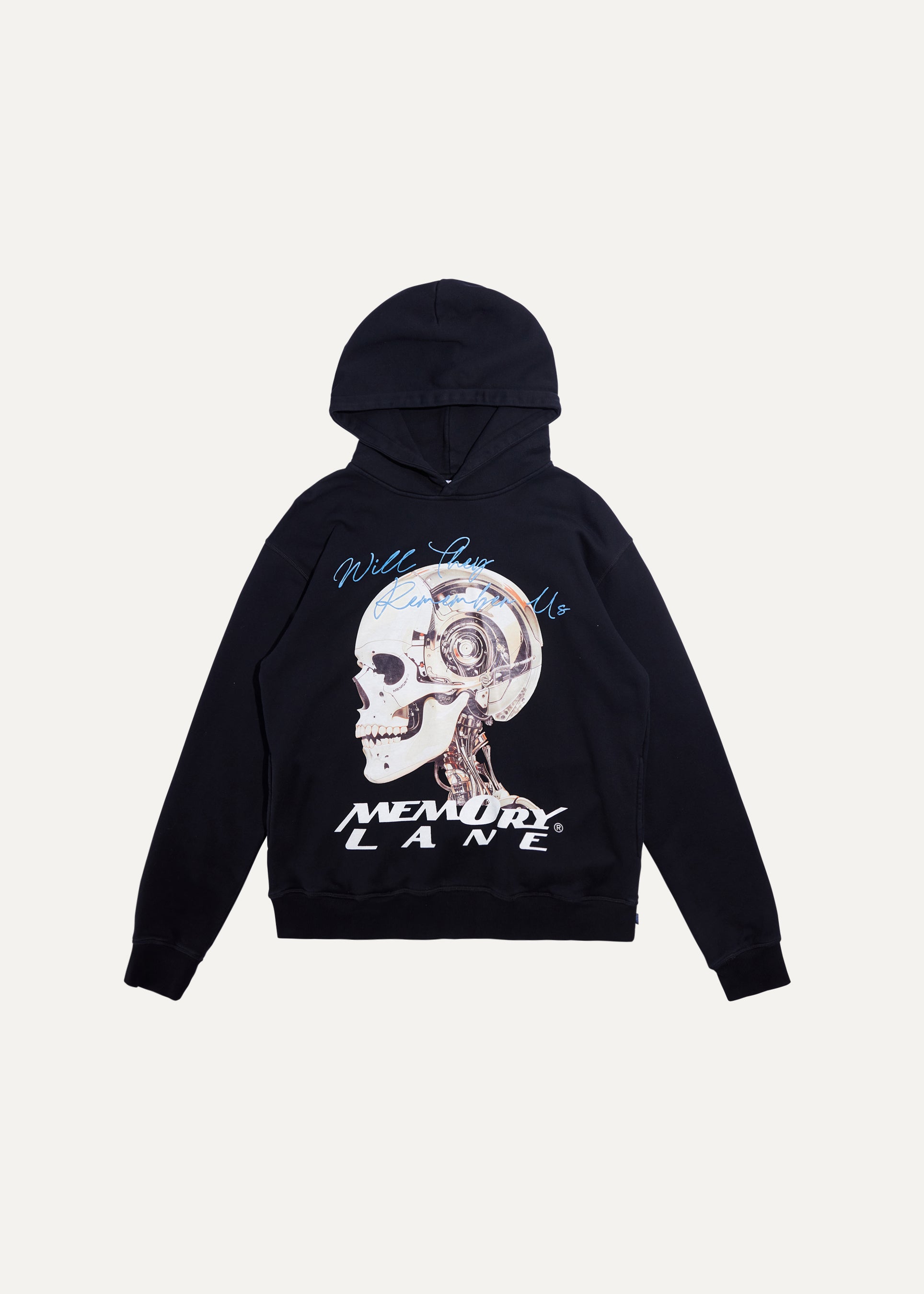T3 Skull Hoodie (Vintage Black)