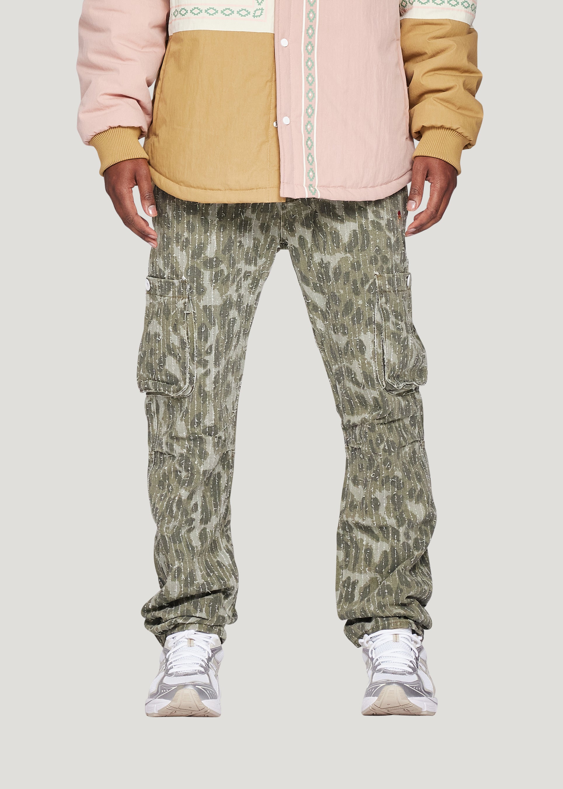 Regime Cargo Pant (Green Cheetah)