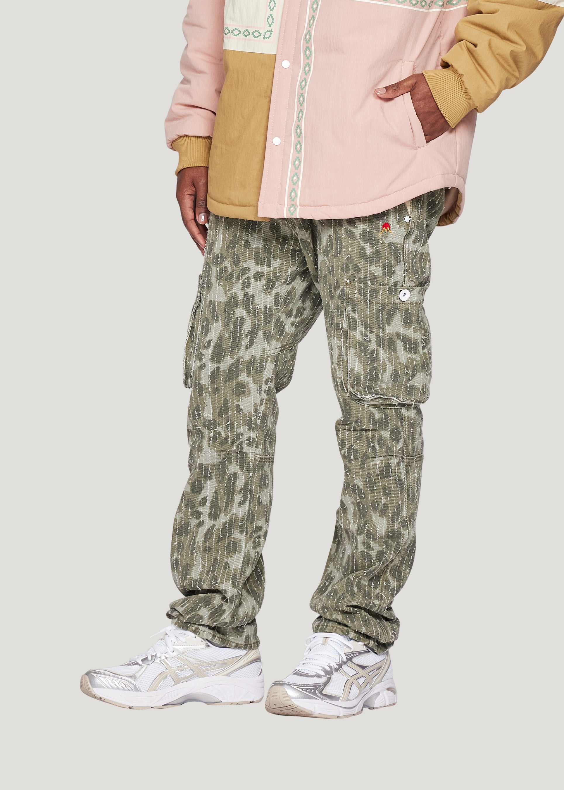 Regime Cargo Pant (Green Cheetah)