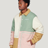 Patchwork Padded Shirt - Multi (Khaki)