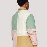 Patchwork Padded Shirt - Multi (Khaki)