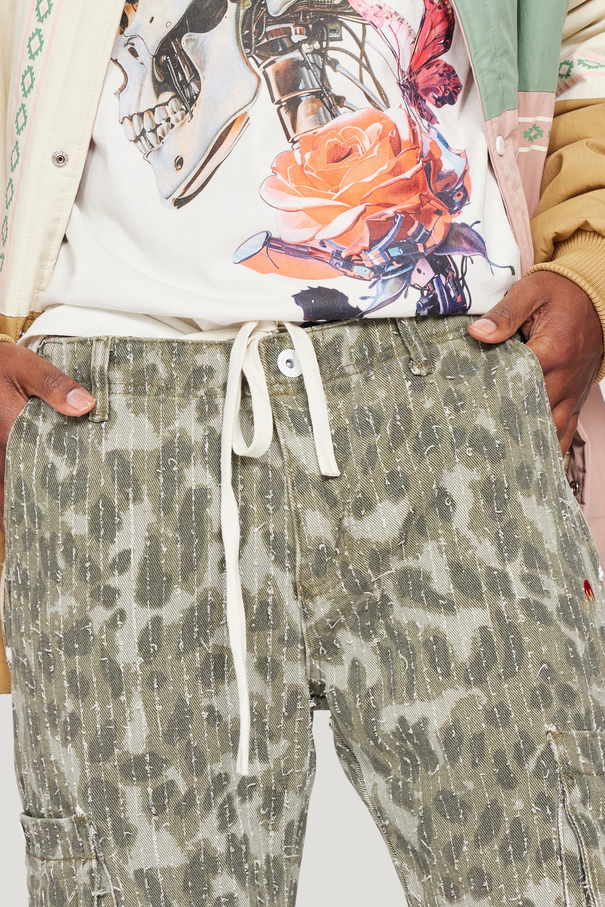 Regime Cargo Pant (Green Cheetah)