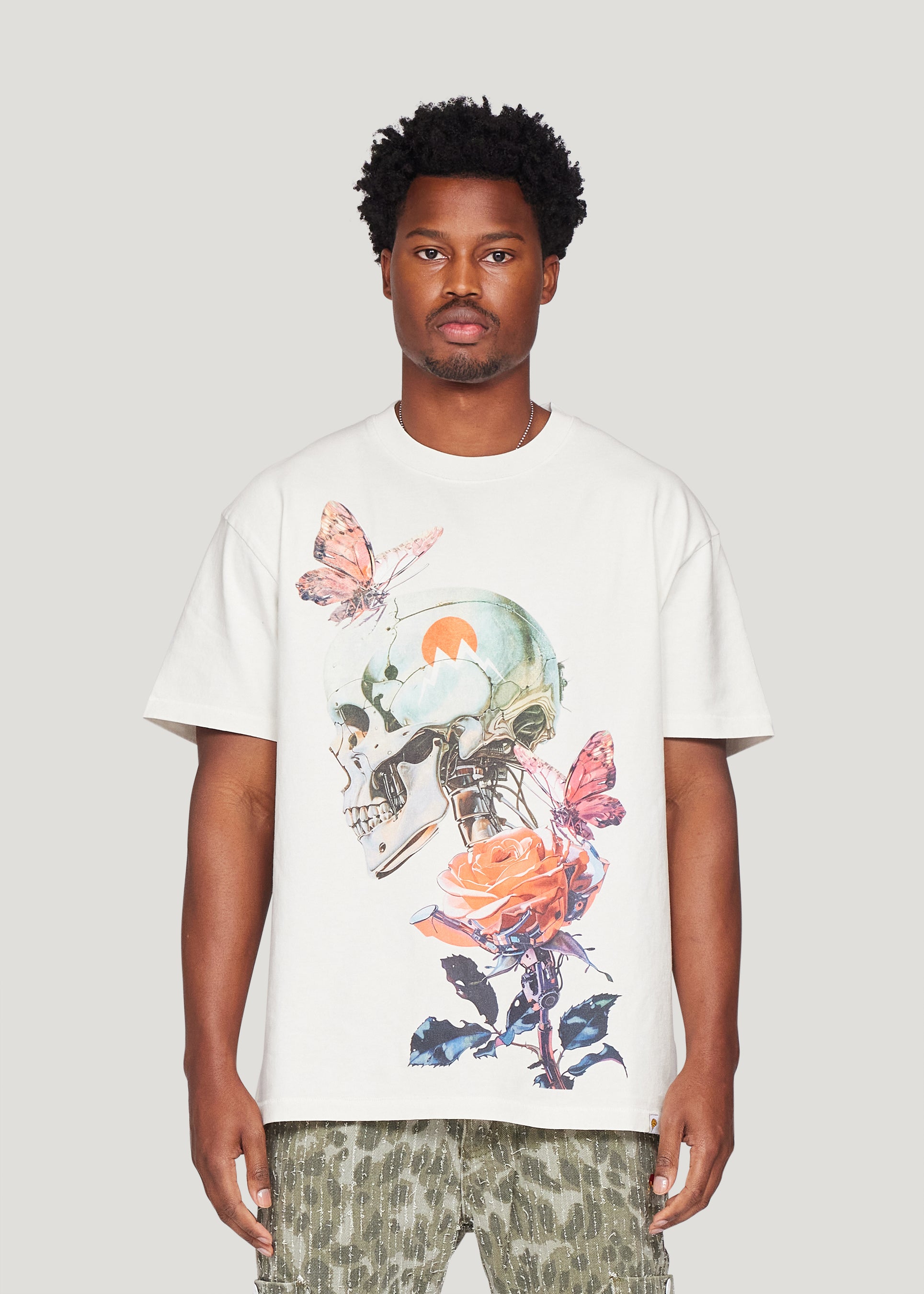 Robotic Collage Tee (Off White)