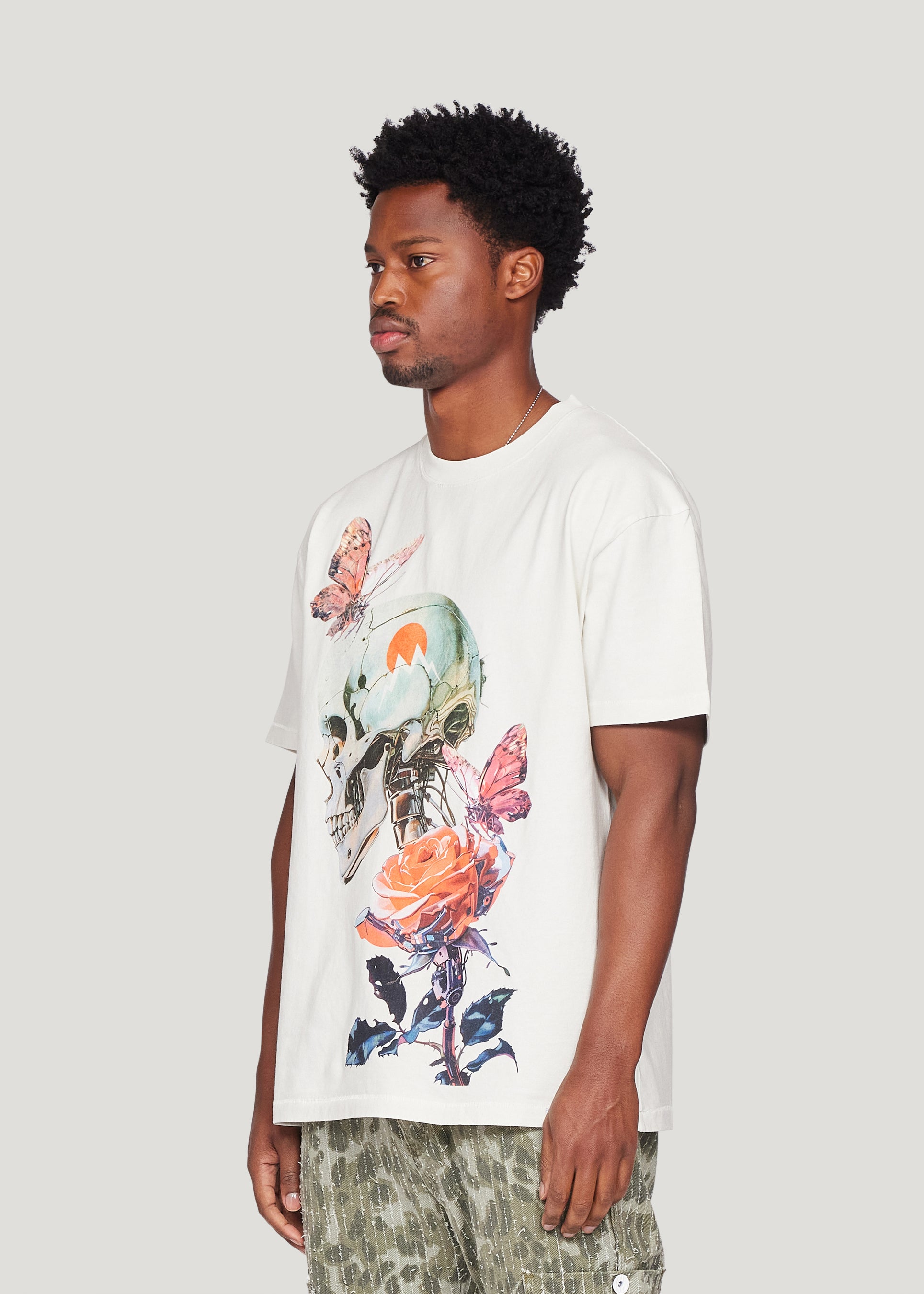 Robotic Collage Tee (Off White)