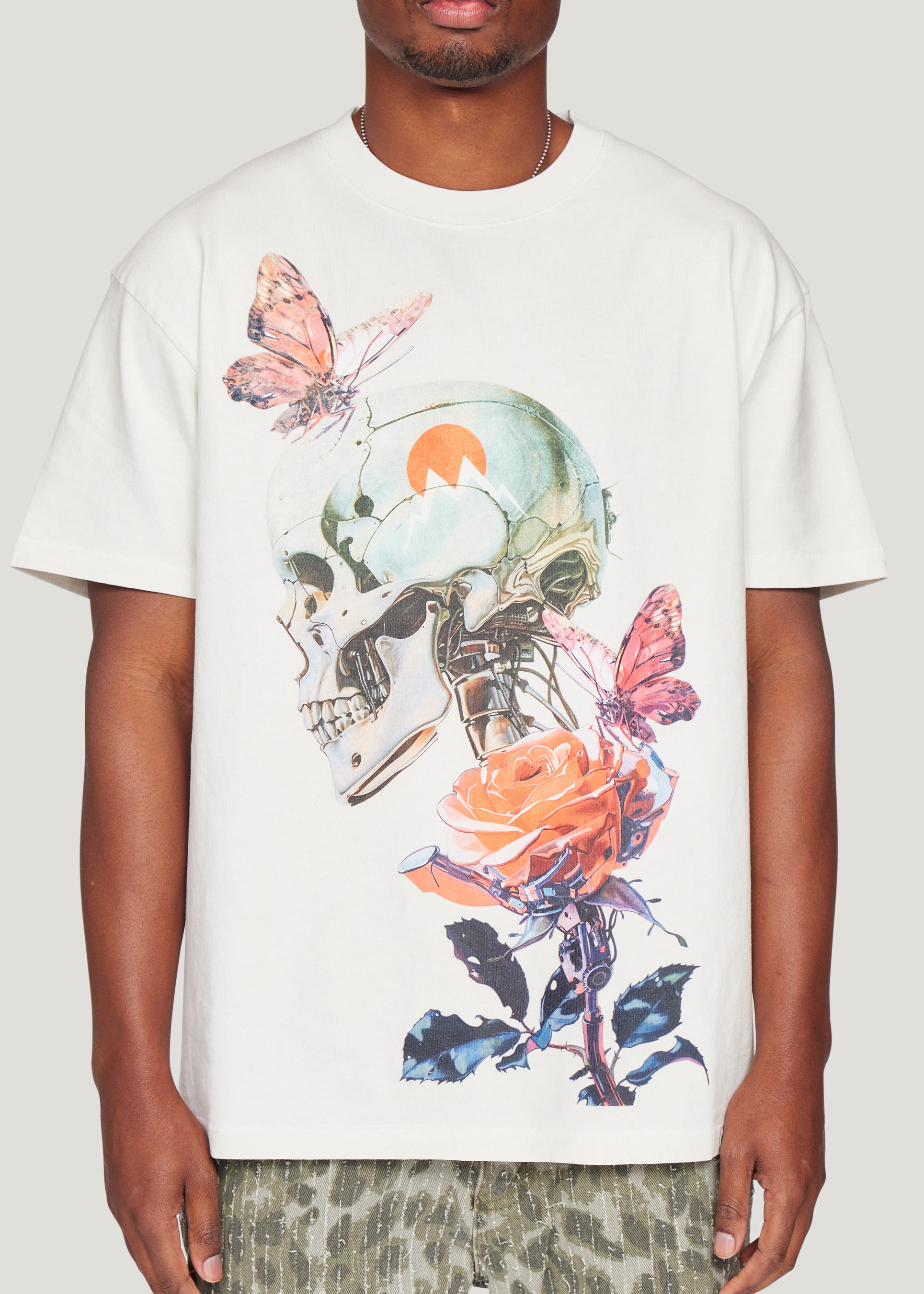 Robotic Collage Tee (Off White)