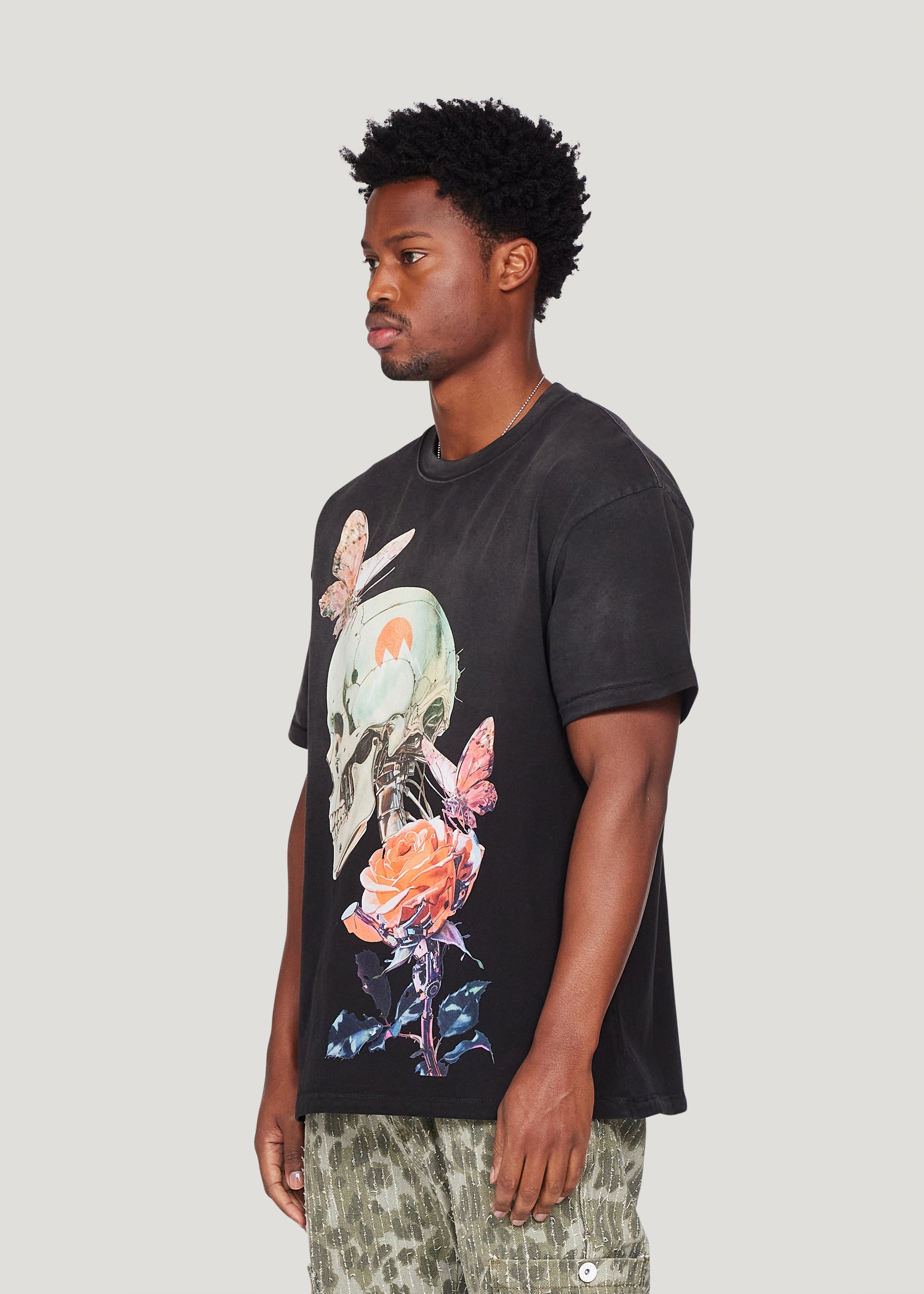 Robotic Collage Tee (Vintage Black)