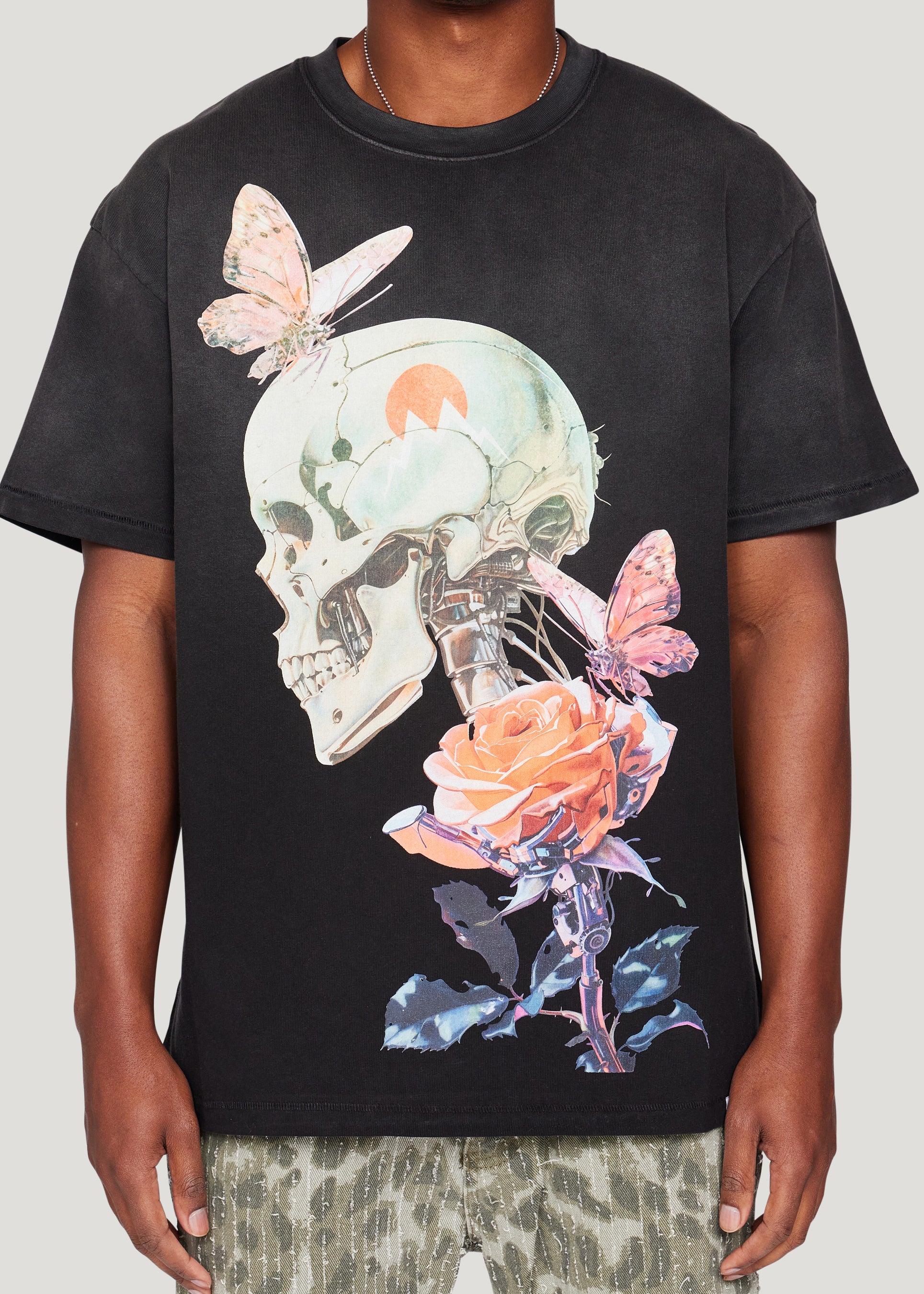 Robotic Collage Tee (Vintage Black)
