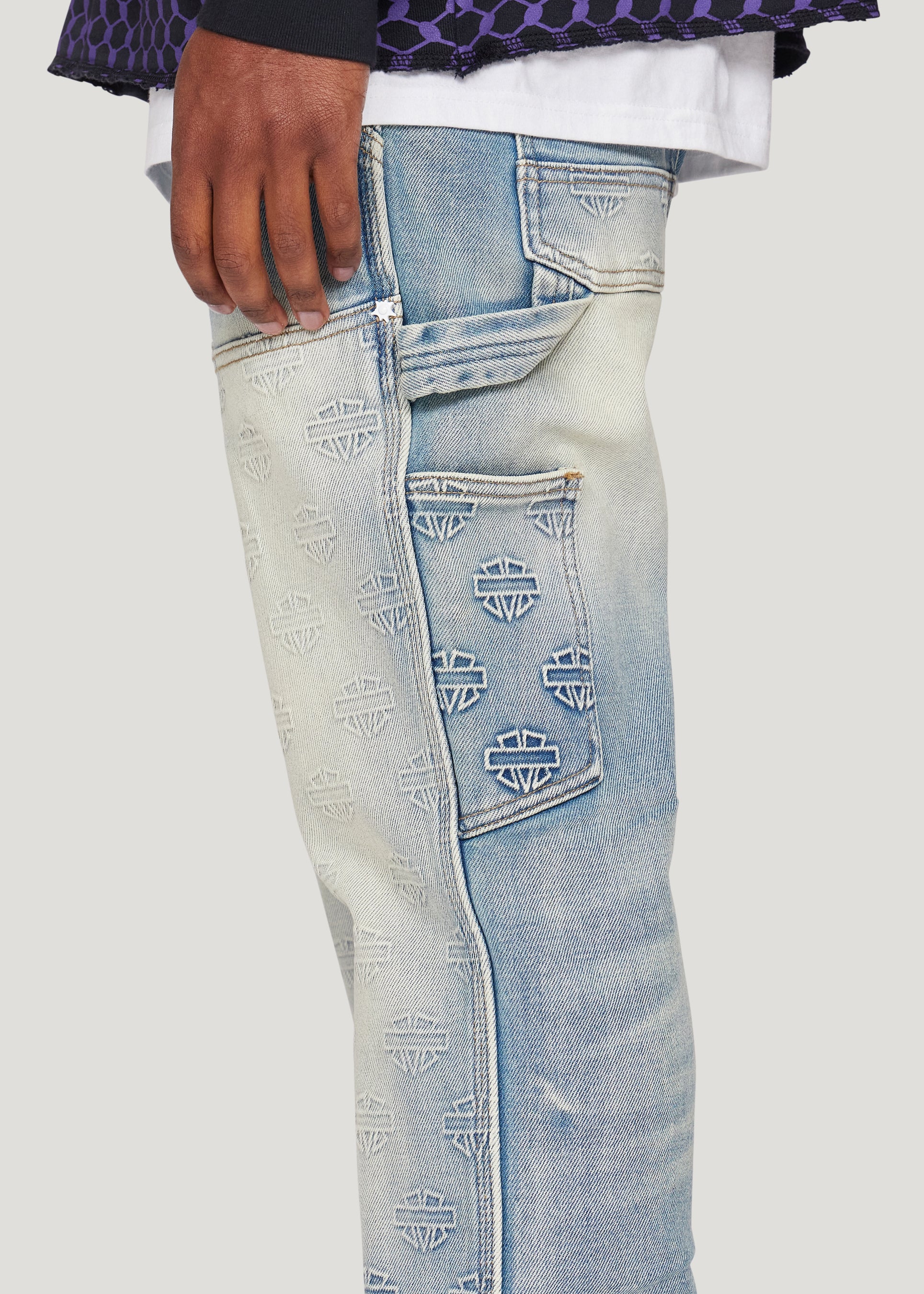 M Shield Work Denim Pant (Light Stone)