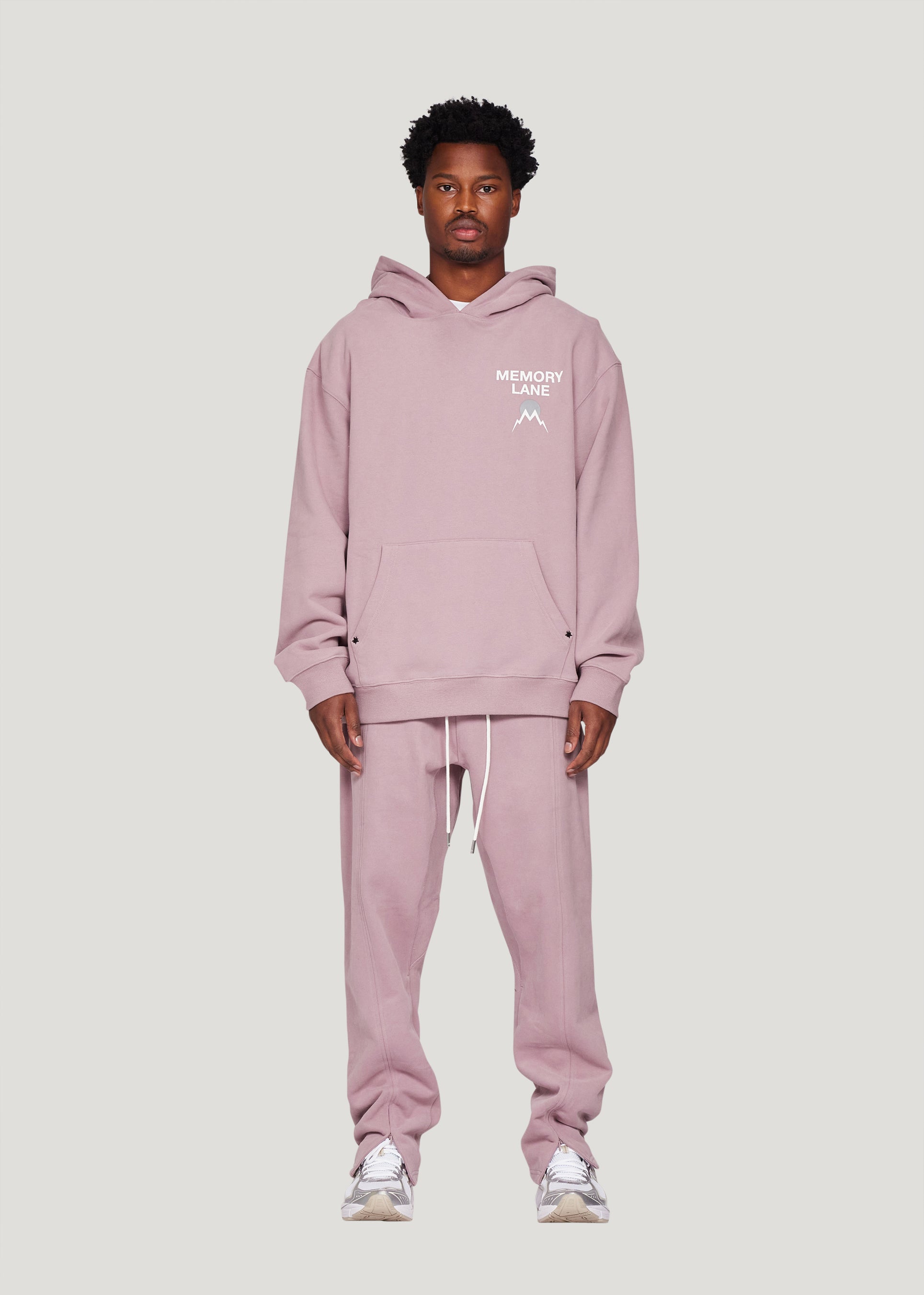 Split Seam Sweatpant (Dust Pink)