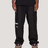 Baggy Nylon Cargo Pant (Black)