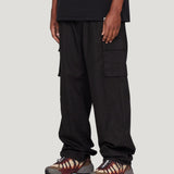 Baggy Nylon Cargo Pant (Black)