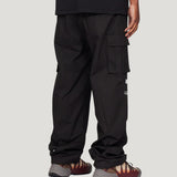 Baggy Nylon Cargo Pant (Black)