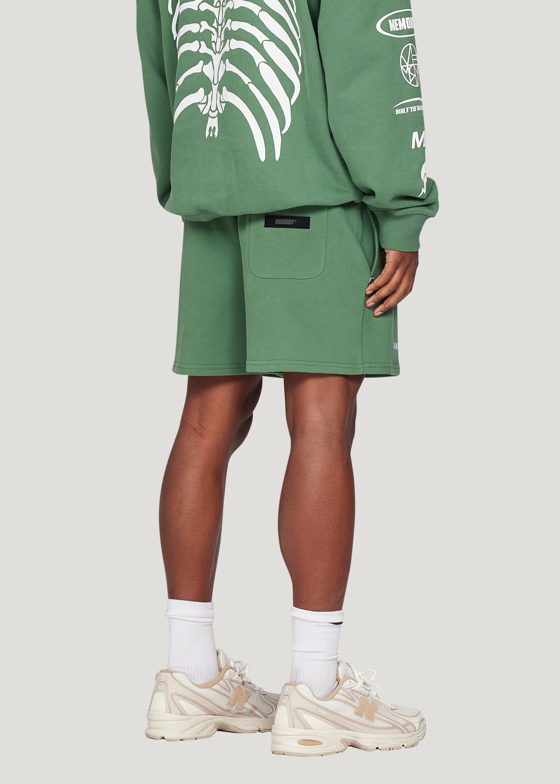 Mash Up Sweat Short (Forest)