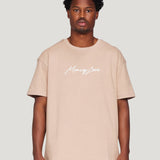 Script Logo Tee (Light Salmon)