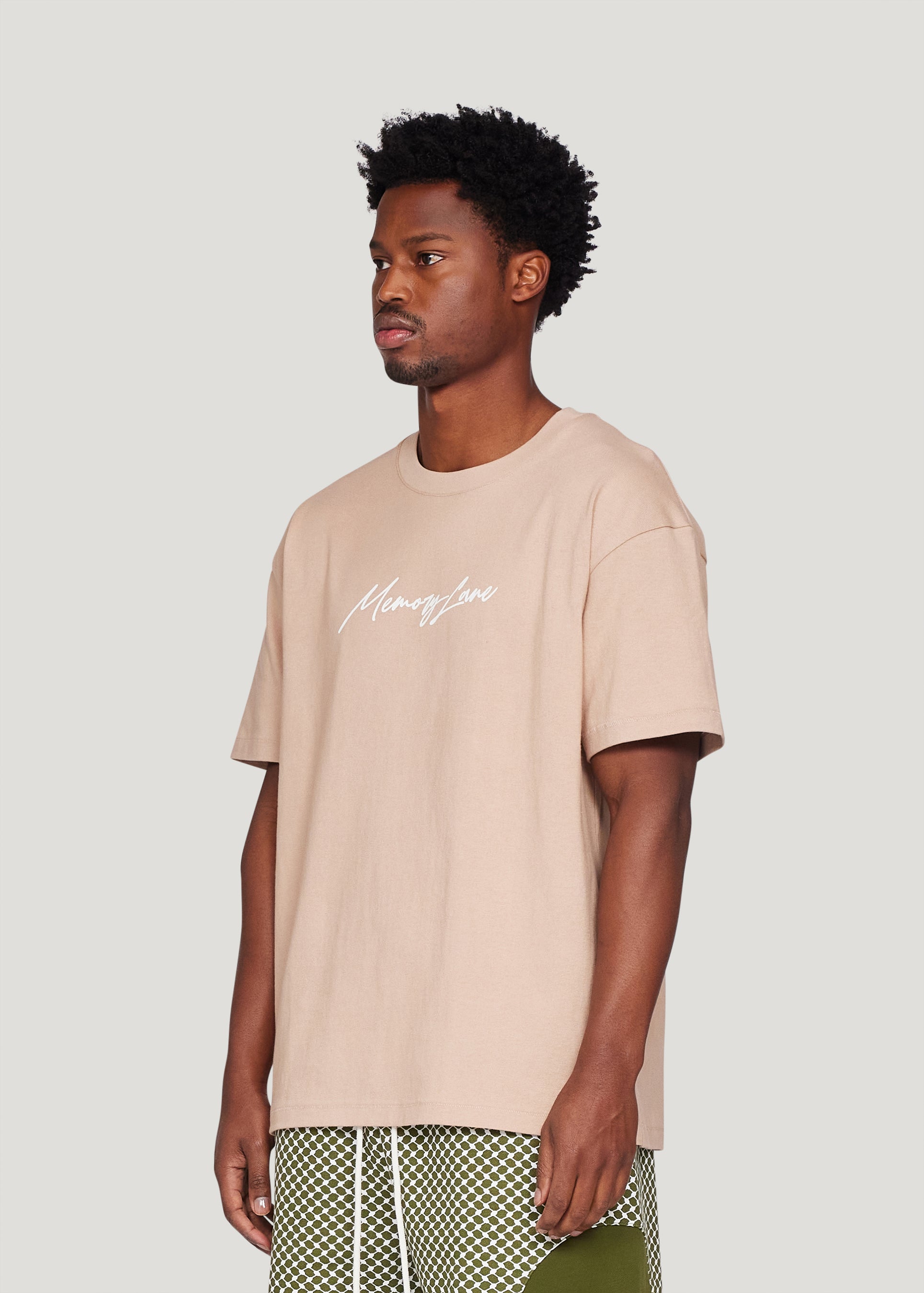Script Logo Tee (Light Salmon)