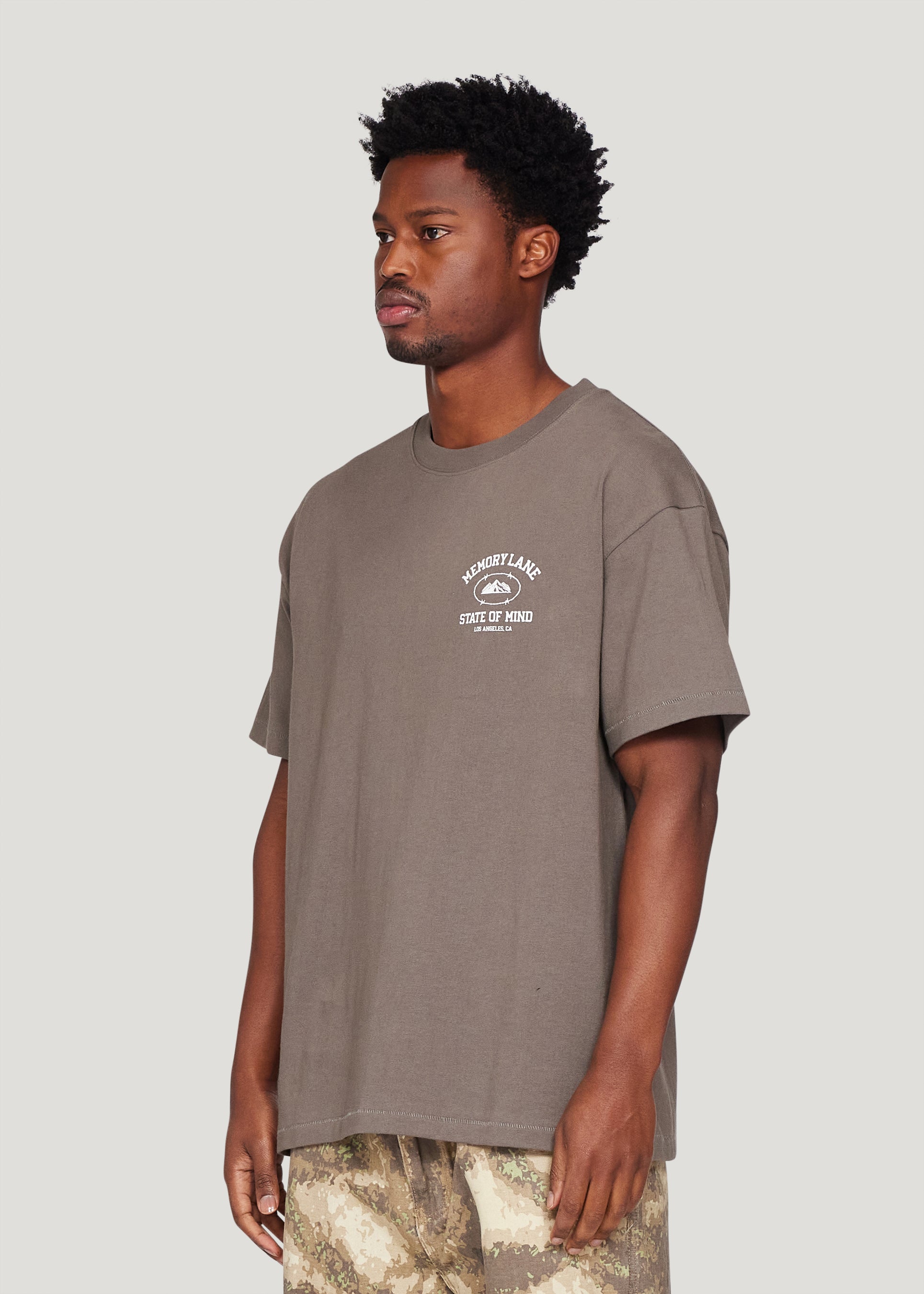 State of Mind Tee (Charcoal) – Memory Lane LA
