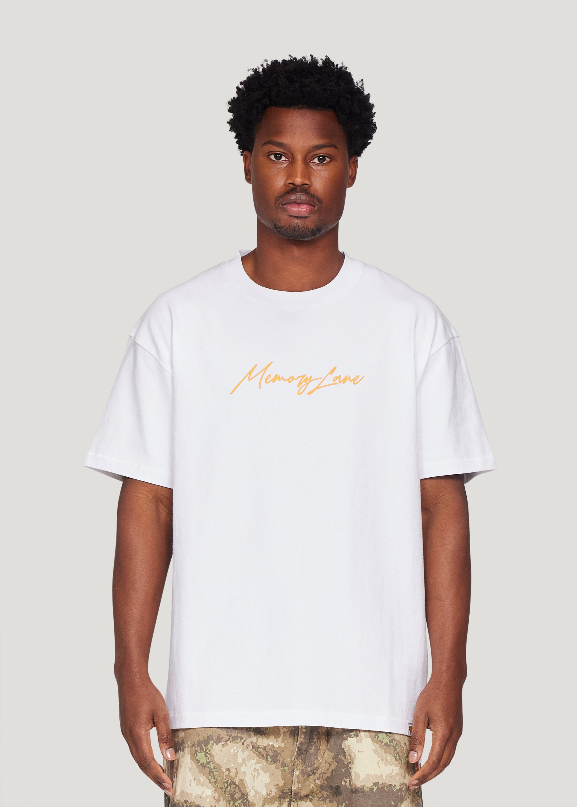 Script Logo Tee (White)