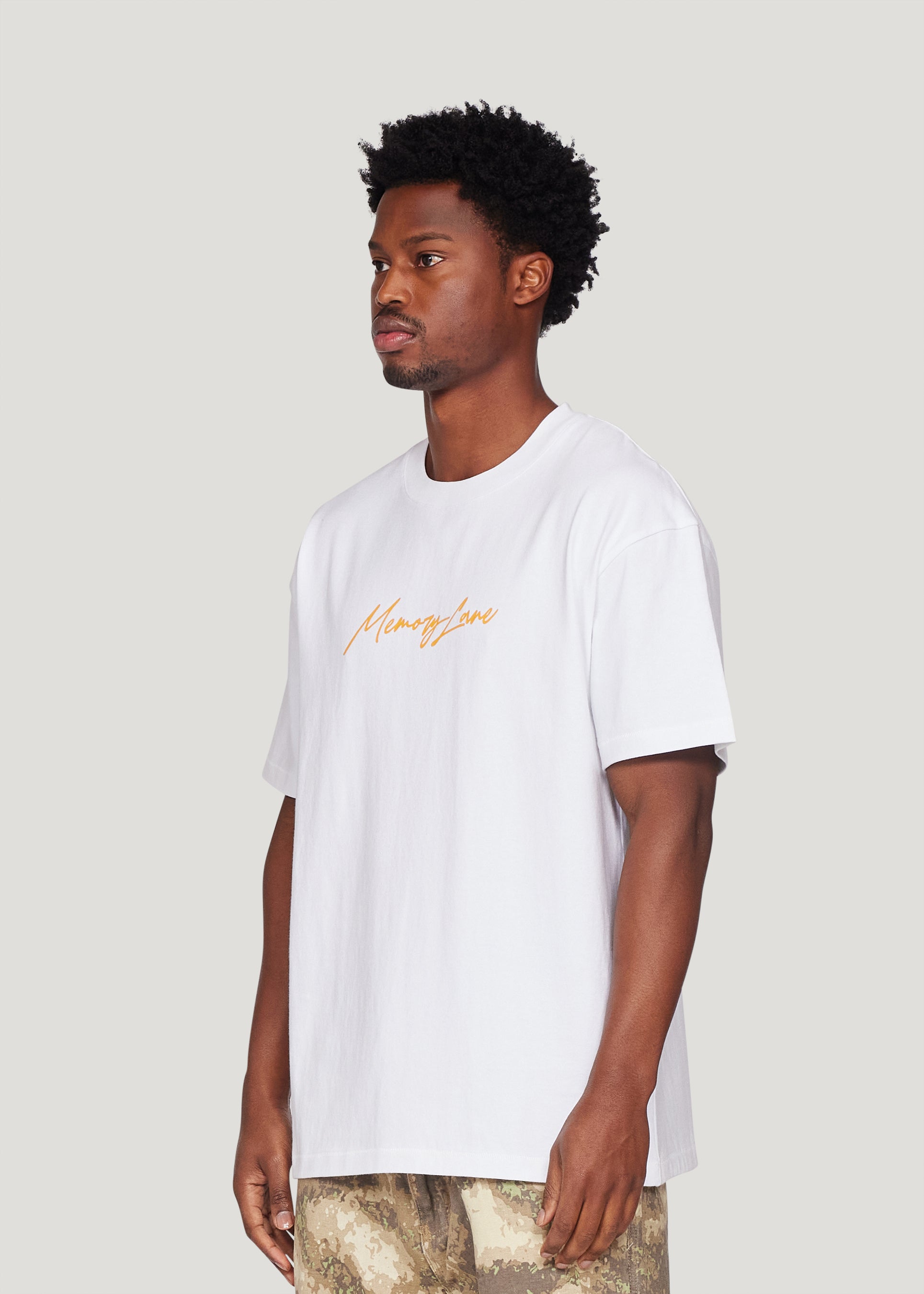 Script Logo Tee (White)