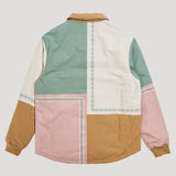 Patchwork Padded Shirt - Multi (Khaki)