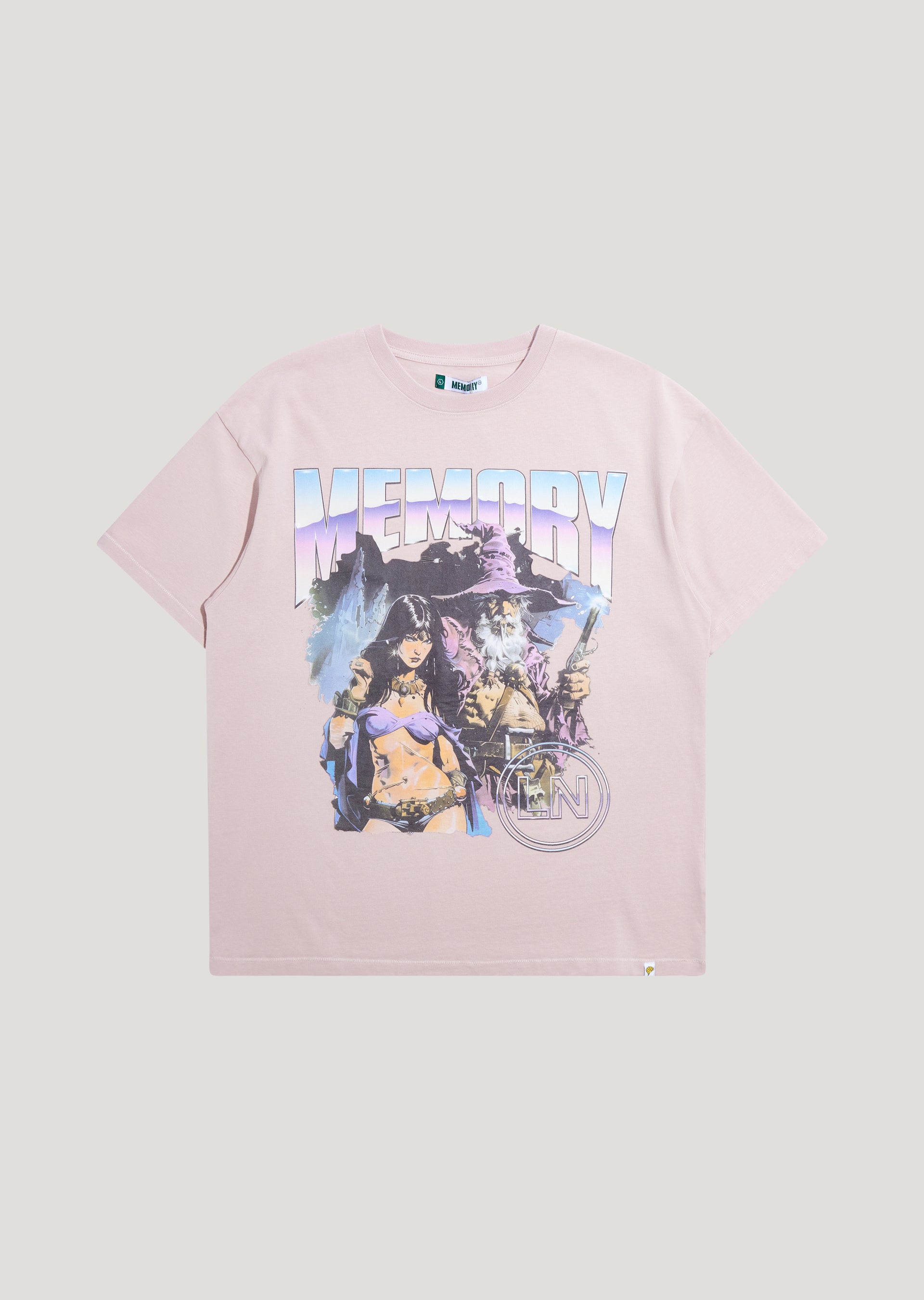 Heavy Metal Tee (Light Pink)