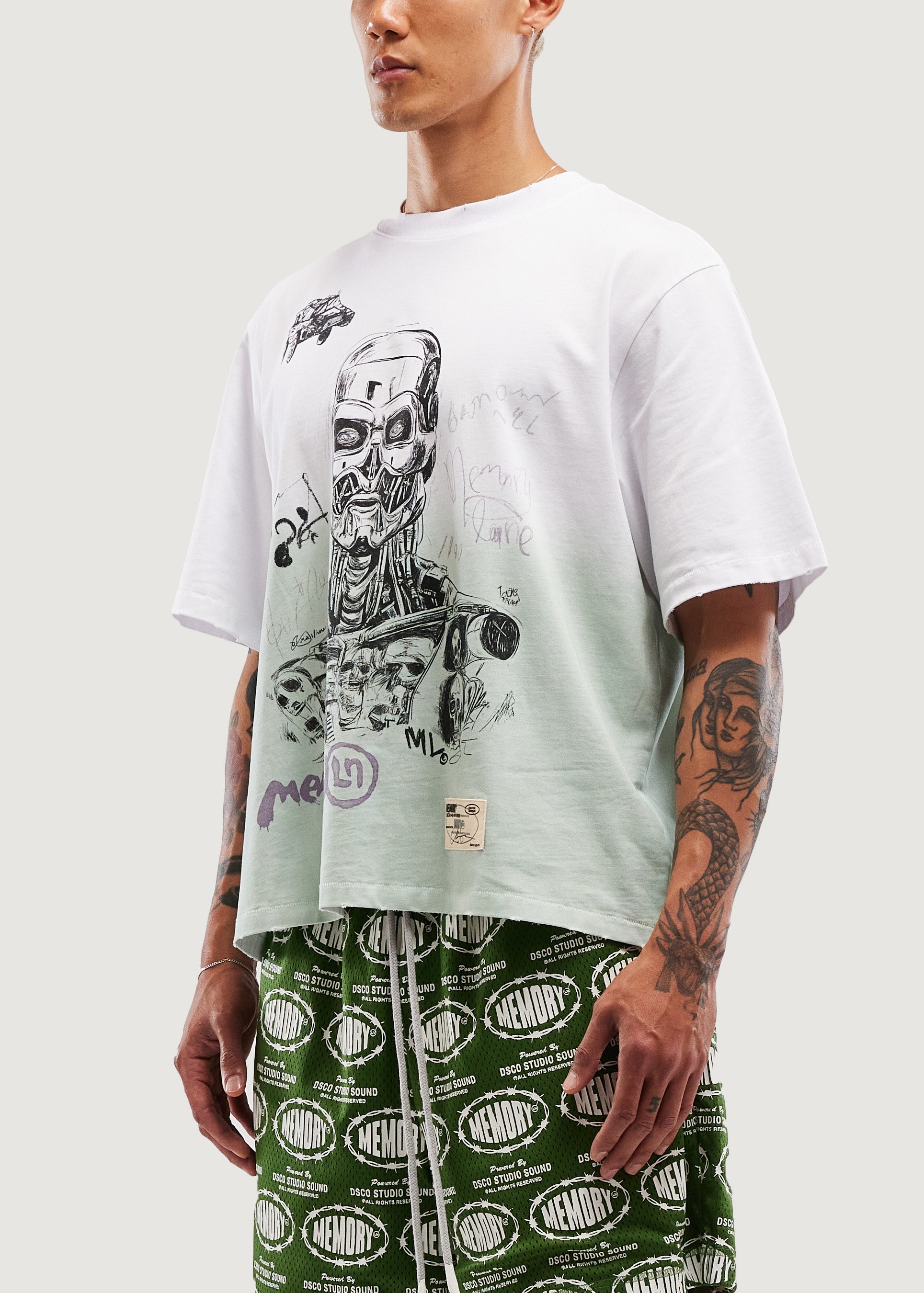 Aliuhs Ingrum Pt. 2 Crop Tee (Off White)