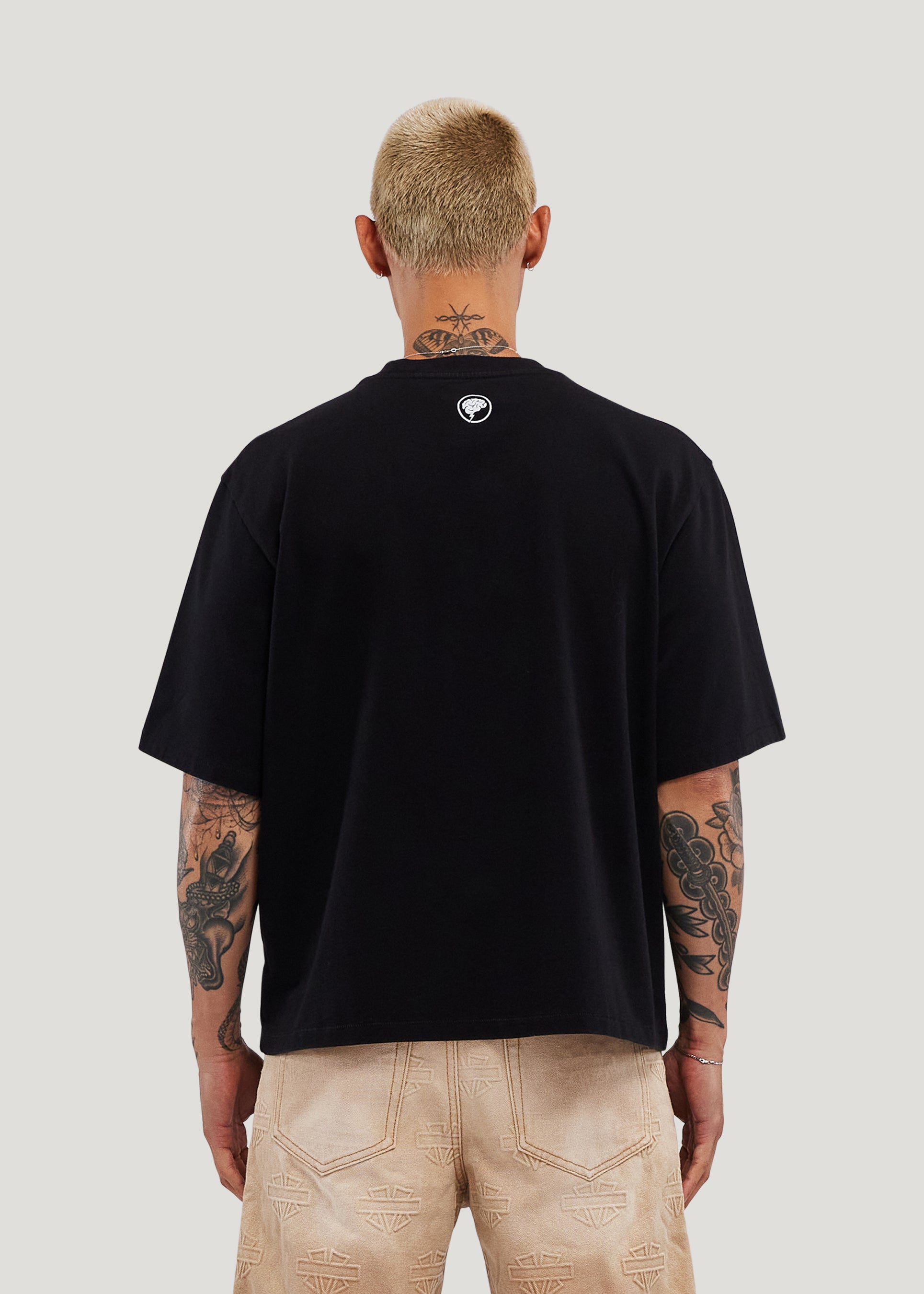 Ramsy Throwback Crop Tee (Vintage Black)